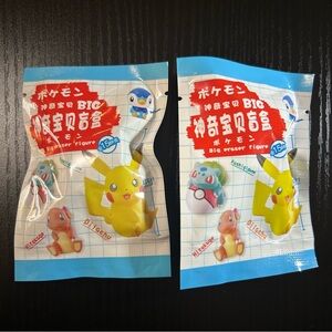 Pokemon Bling Bag Eraser Kawaiii Anime Figure